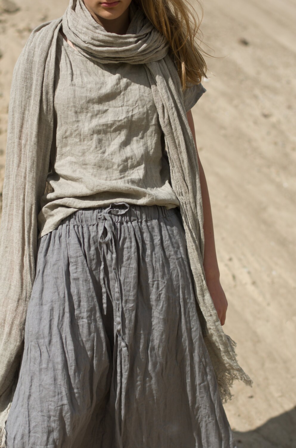 Long skirt tulip | linen skirt | maxi skirt - Image 2