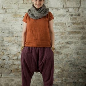 Yoga pants shanti | linen trousers | linen yoga pants