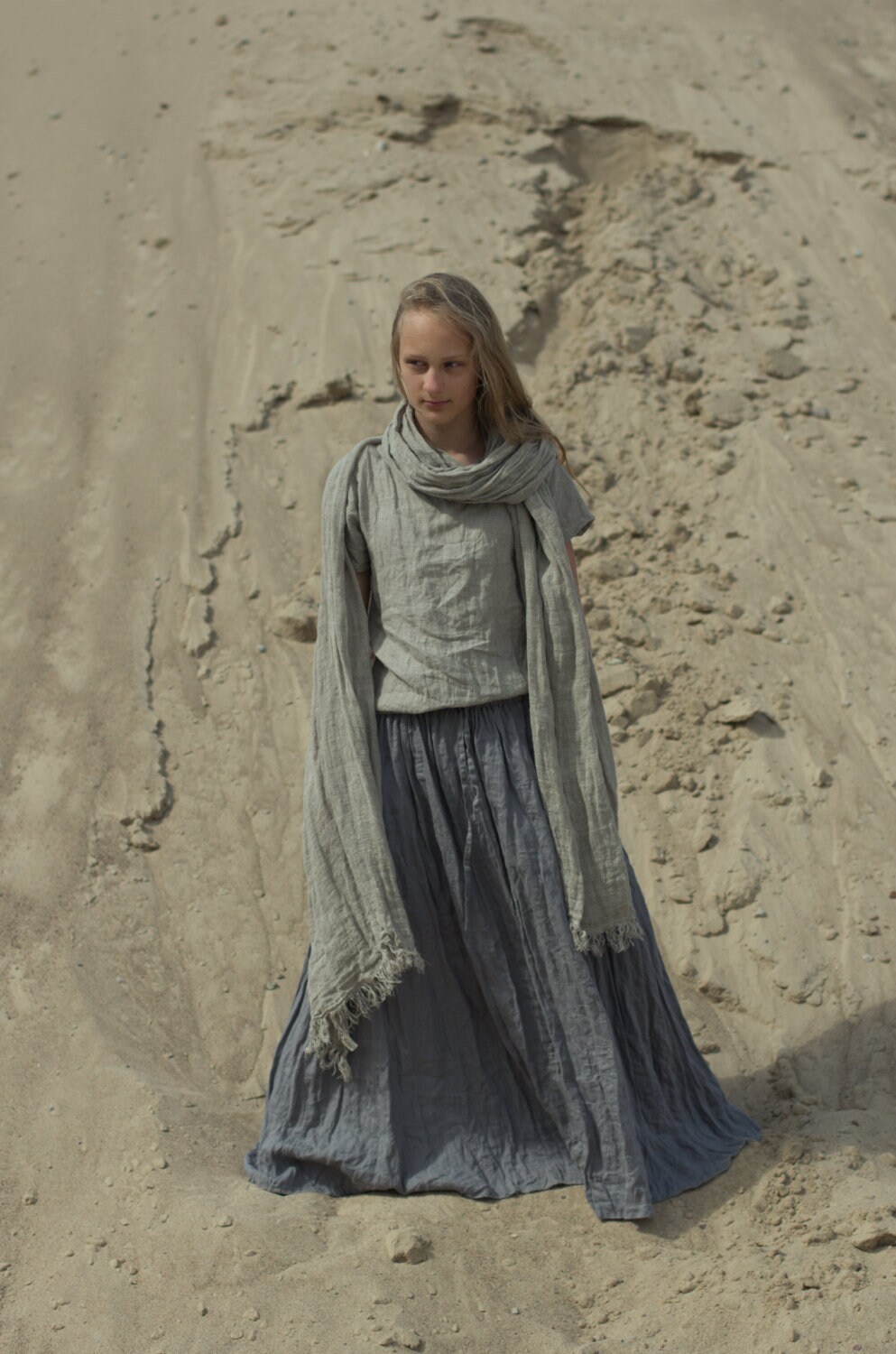 Long skirt tulip | linen skirt | maxi skirt