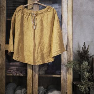 Half circle linen skirt  swing | diagonal cut linen skirt