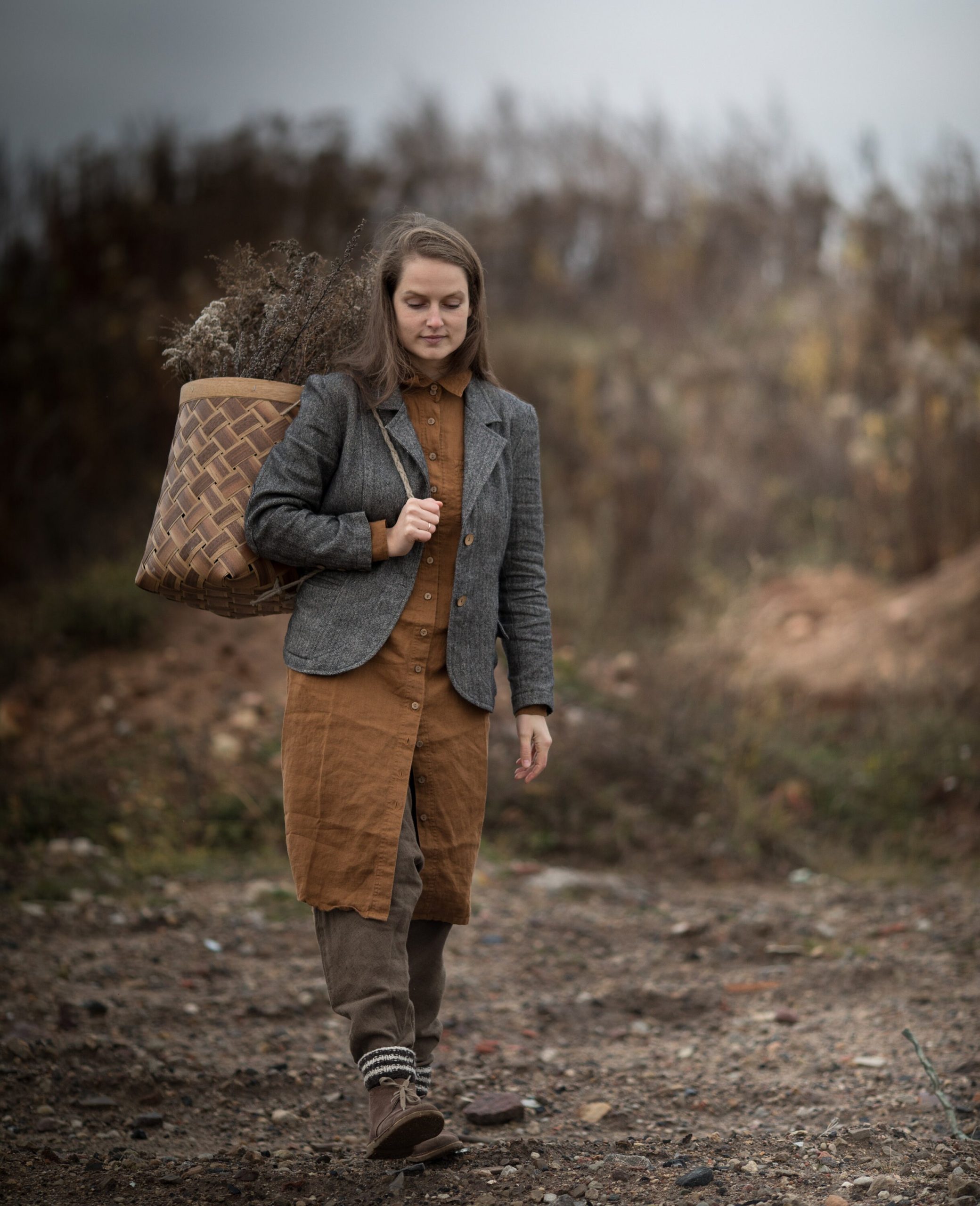 Linen shirt dress | loose linen summer dress - Image 2