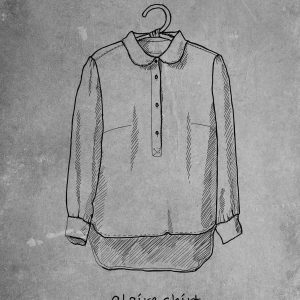 Loose linen peasant shirt claire | victorian boho blouse