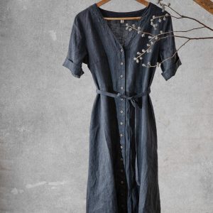 Linen dress amelie | vintage dress | french dress