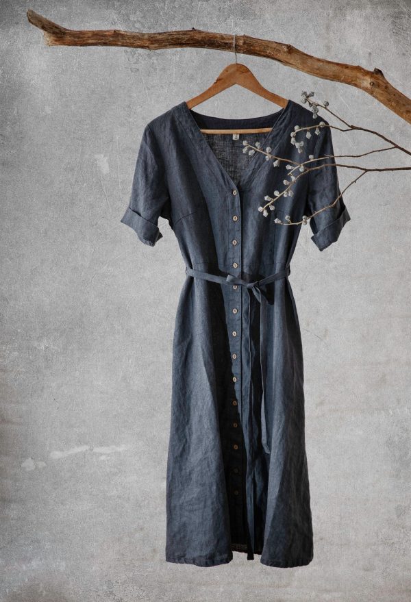 Linen dress amelie | vintage dress | french dress