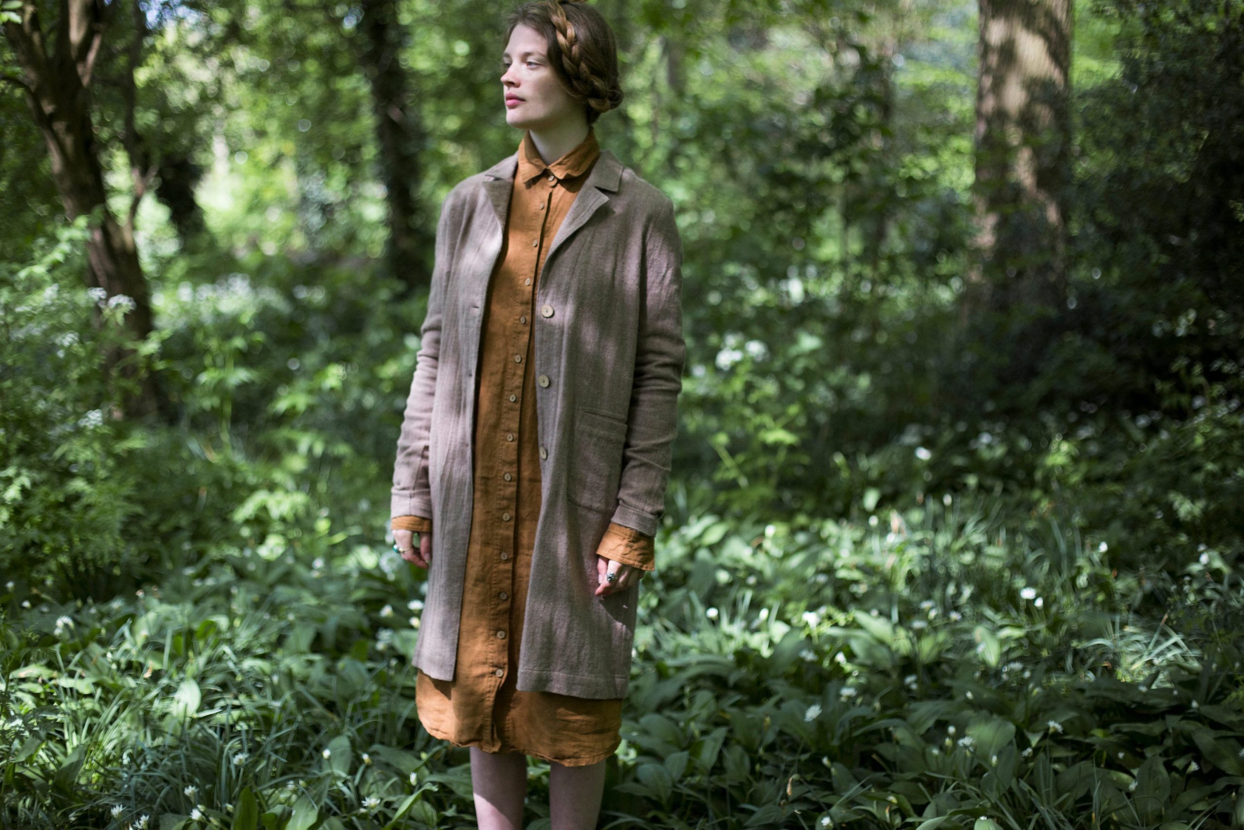 Linen shirt dress | linen shirt dress - Image 5