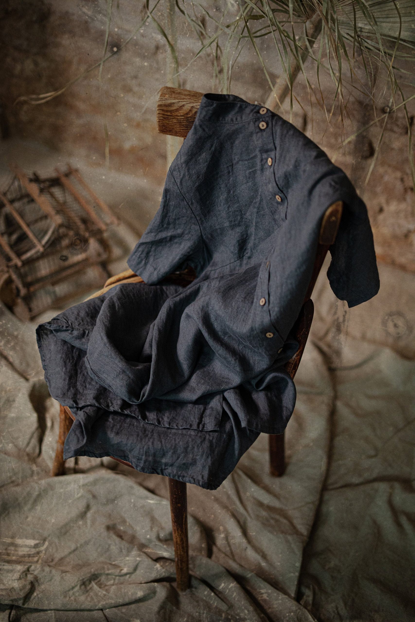 Linen oversized dress lighthouse | duster coat | summer dress