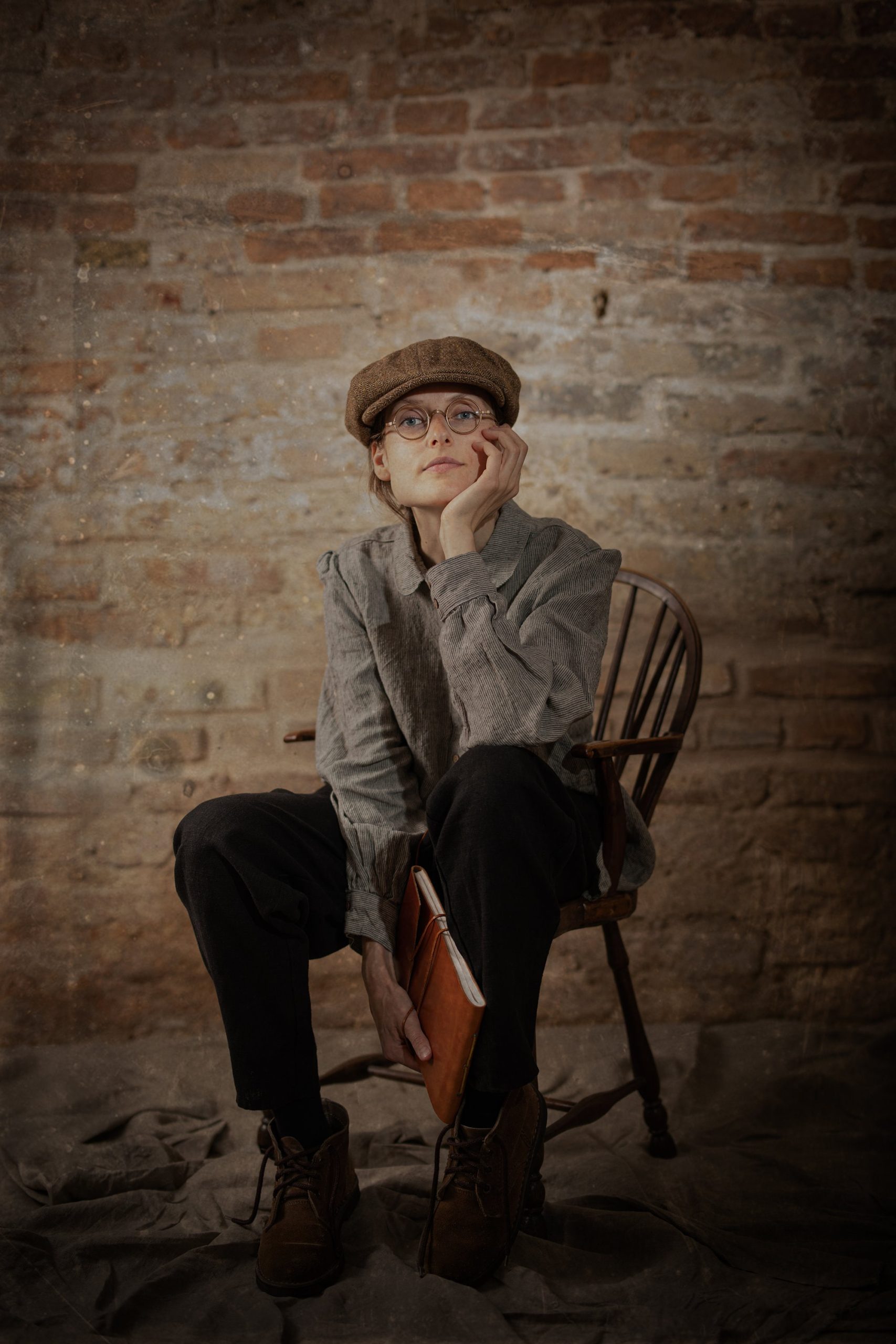 Linen shirt claire | loose peasant-style linen shirt - Image 2