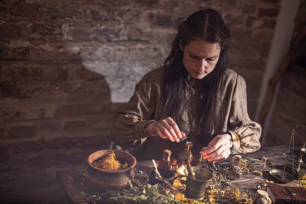 Loose linen peasant shirt | long sleeve summer blouse