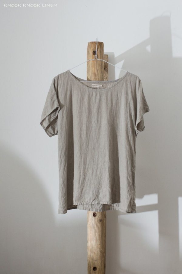 Loose linen top simplicity | base garment | linen t-shirt