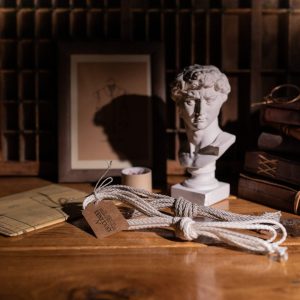 Natural linen rope belt set – handmade boho waist belt for women – rustic flax & off white accessory