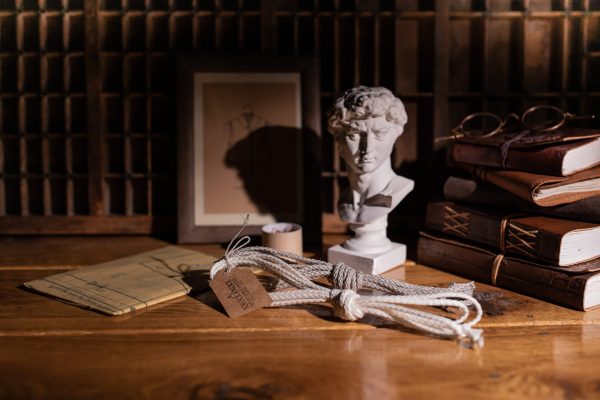 Natural linen rope belt set – handmade boho waist belt for women – rustic flax & off white accessory