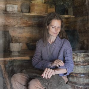 Linen shirt claire | peasant loose linen shirt