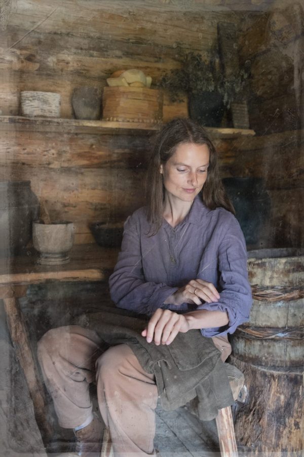 Linen shirt claire | peasant loose linen shirt