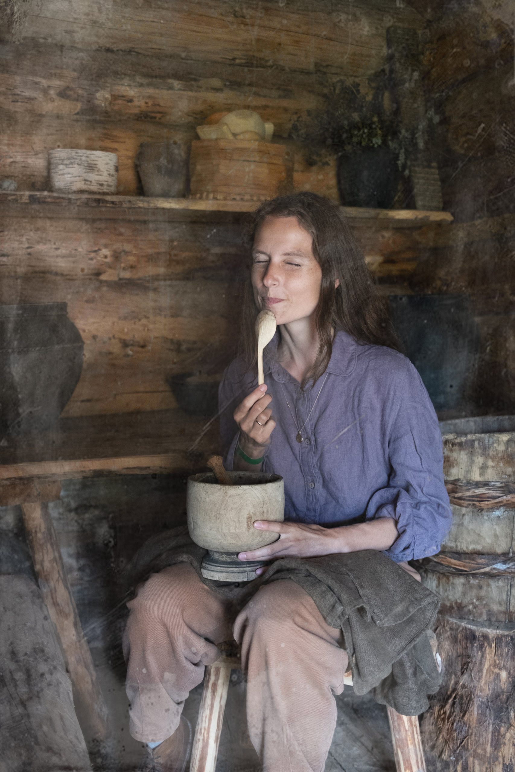 Linen shirt claire | peasant loose linen shirt - Image 2