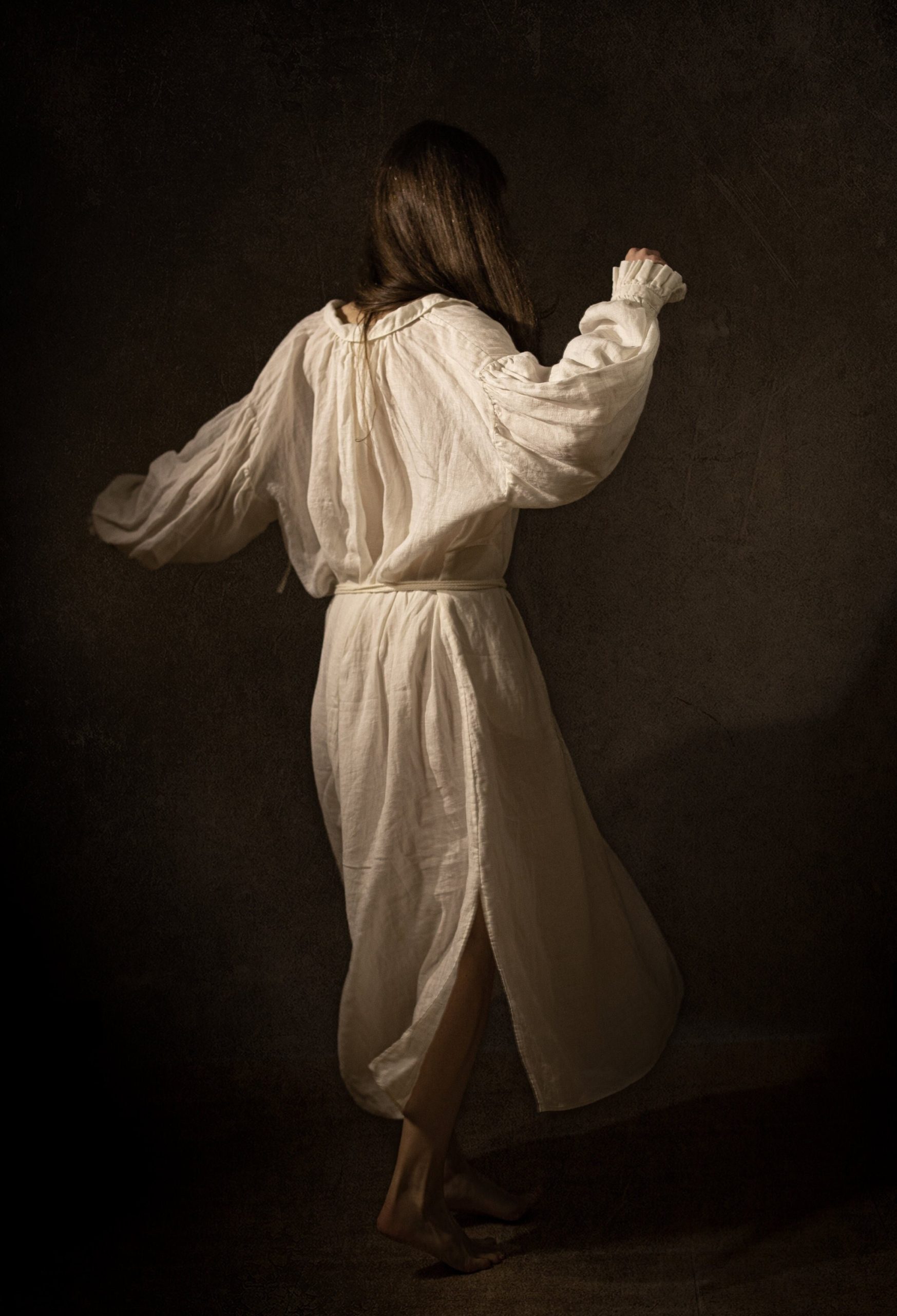 Renaissance linen dress veronique | linen chemise