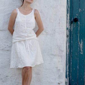 Midi skirt simplicity | linen summer skirt | linen skirt women