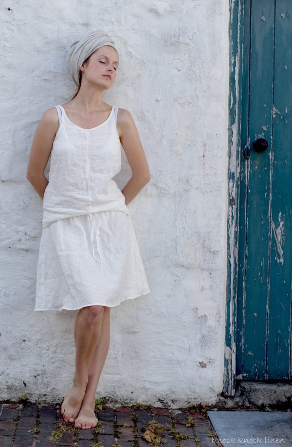 Midi skirt simplicity | linen summer skirt | linen skirt women