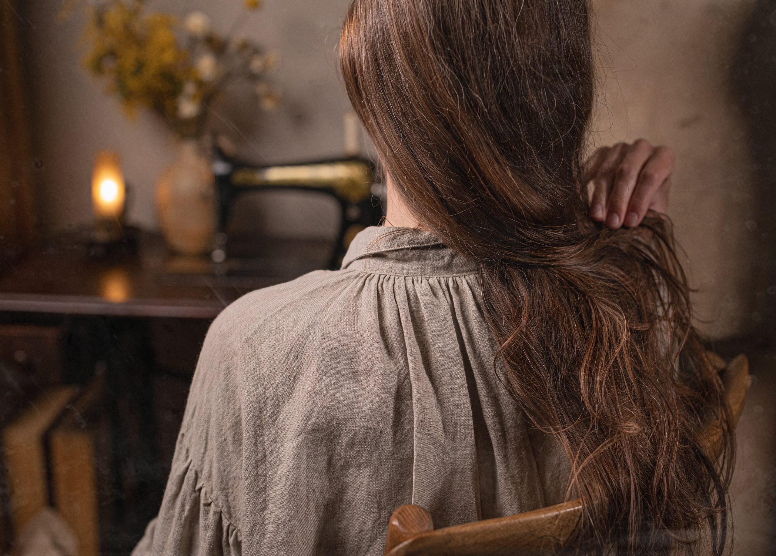 Renaissance linen dress veronique | linen chemise - Image 5