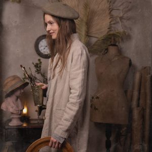 Linen jacket studio | loose linen coat | summer linen jacket