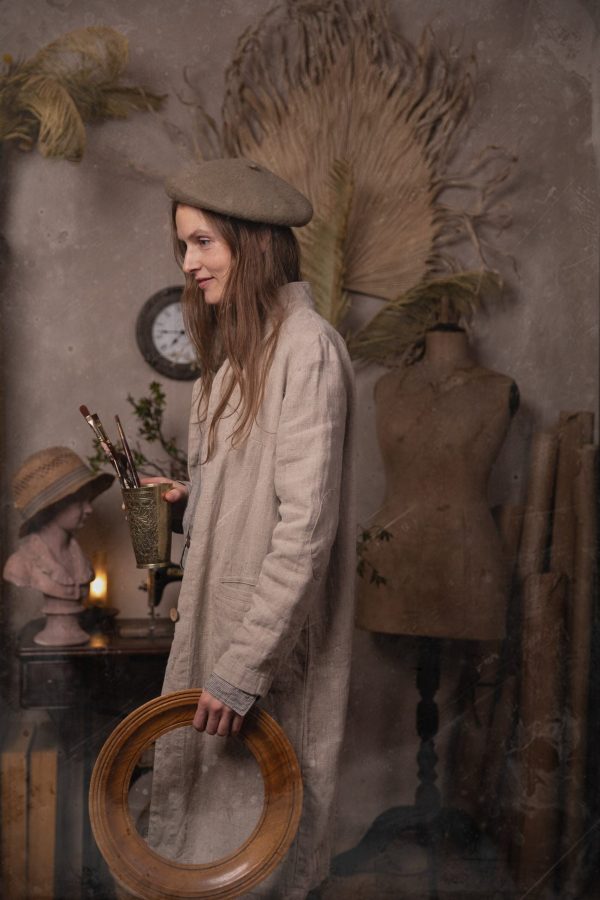 Linen jacket studio | loose linen coat | summer linen jacket