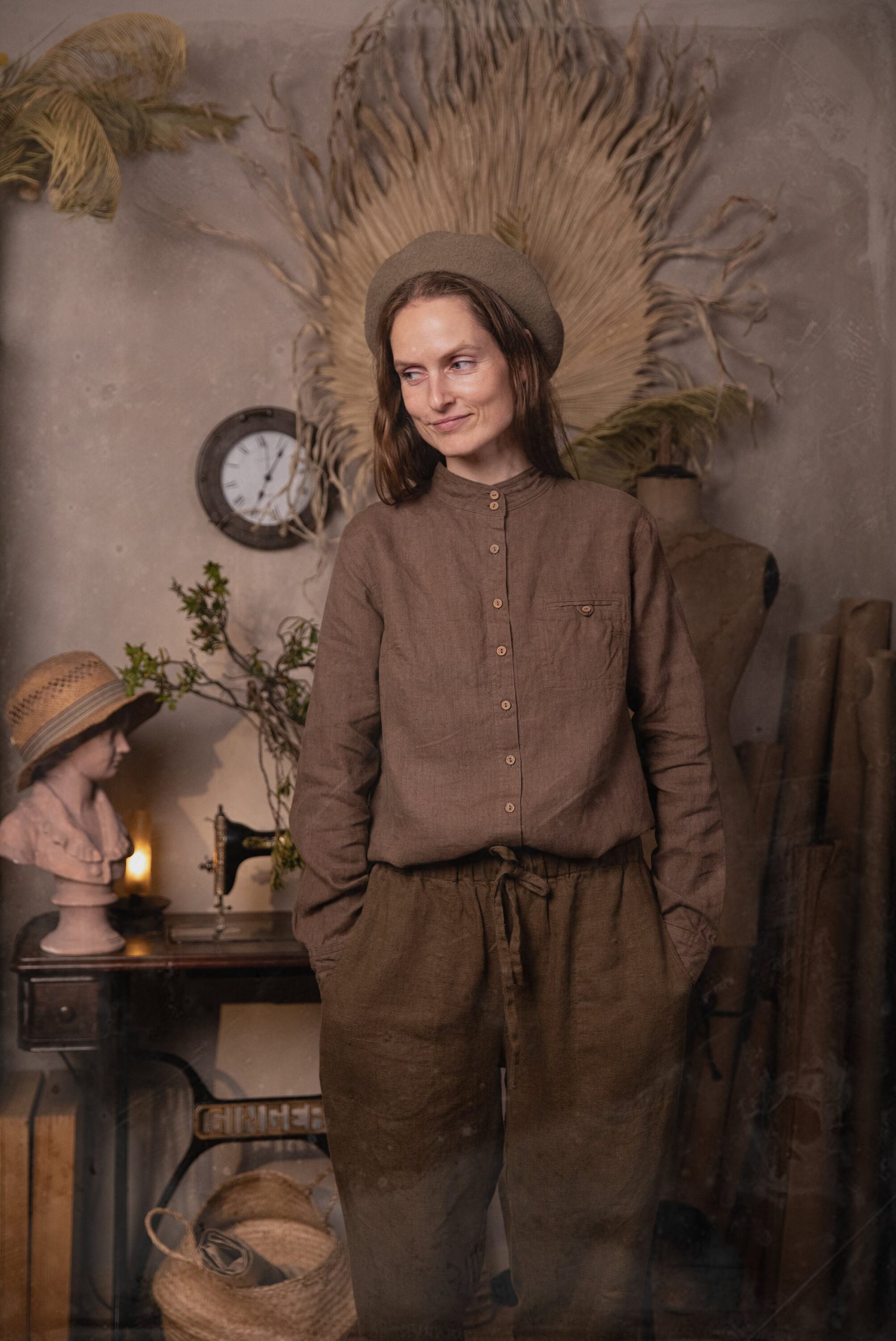 Linen shirt village | linen summer shirt for women - Image 4