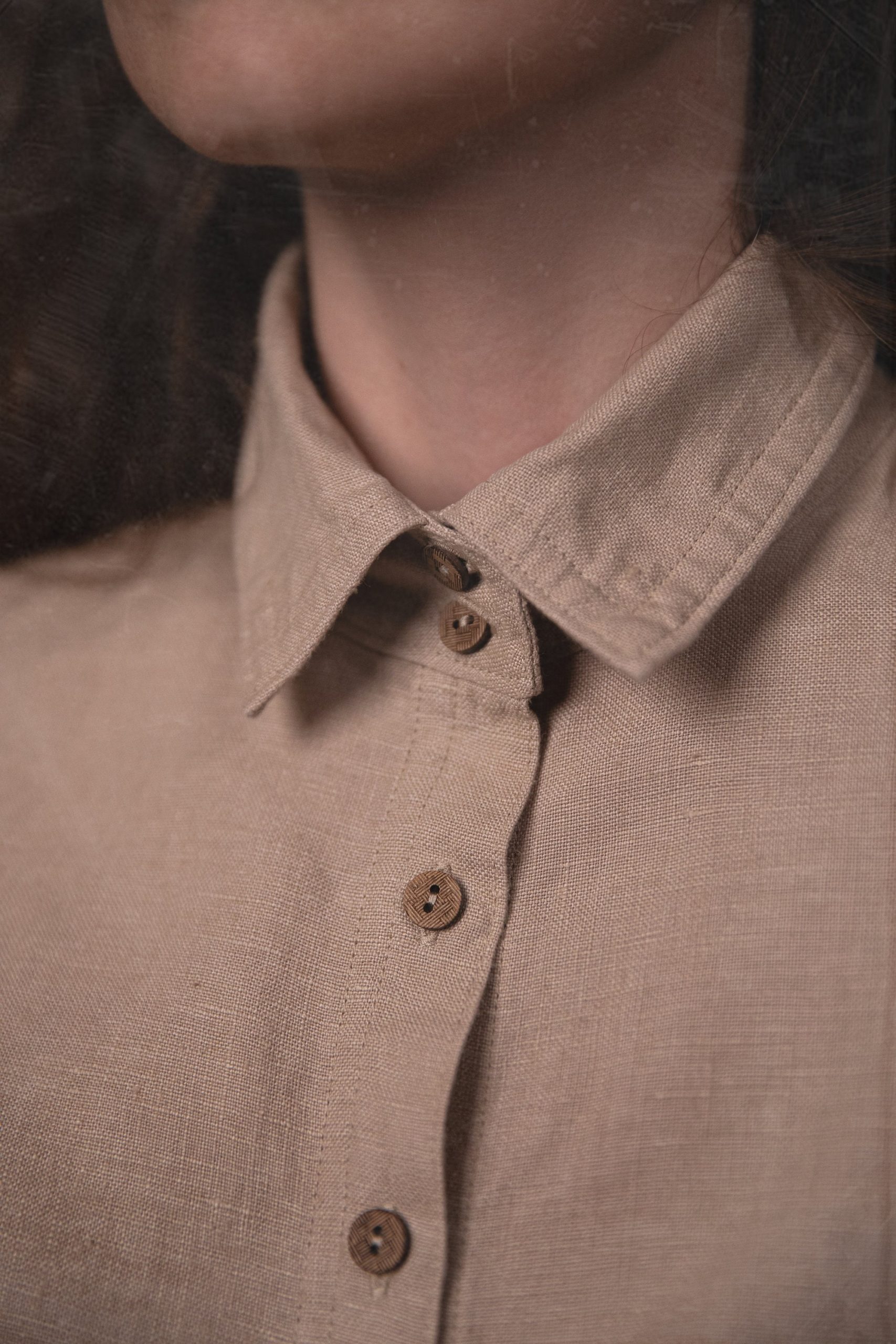 Linen shirt classic | linen blouse - Image 4