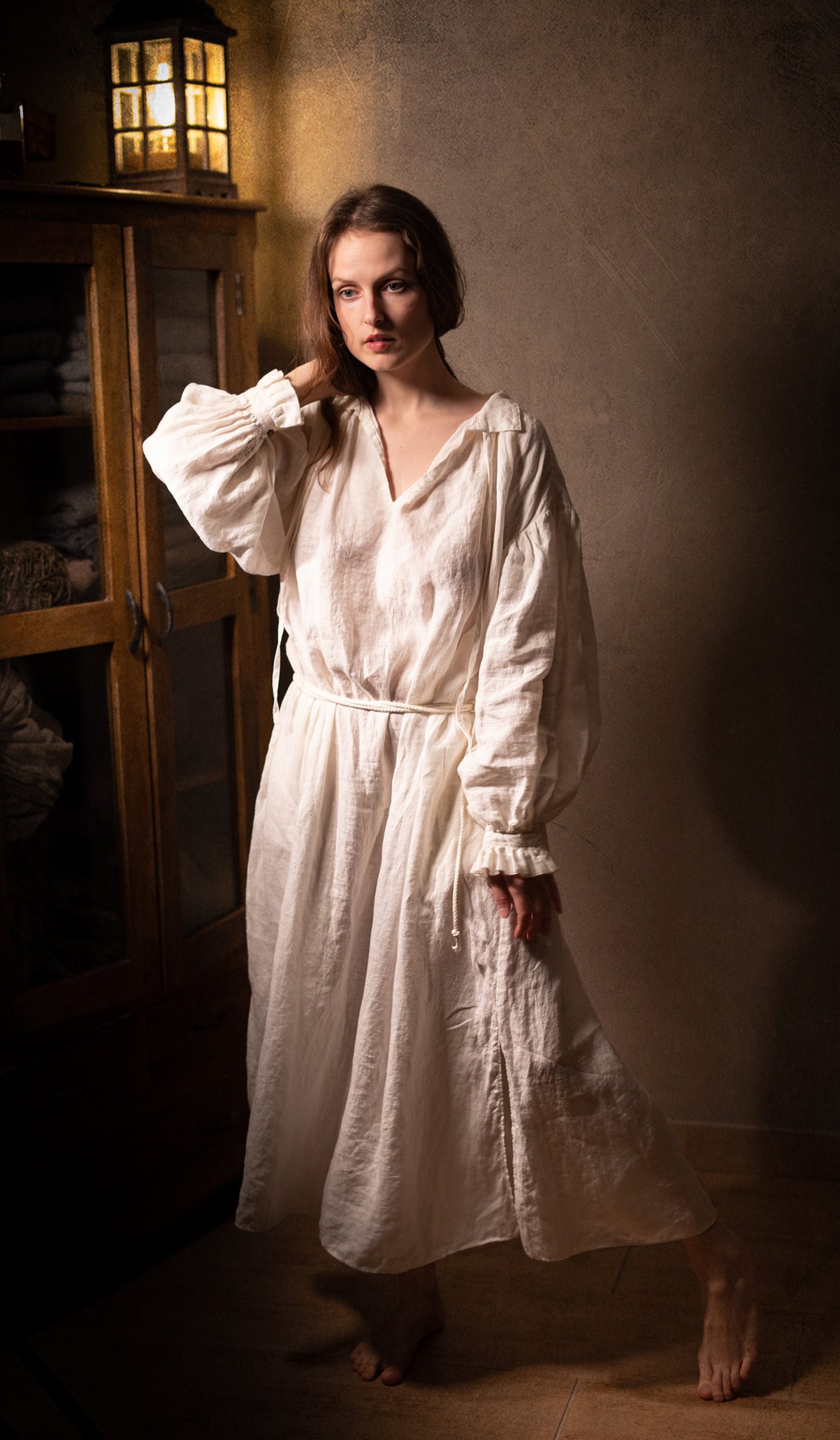 Renaissance linen dress veronique | linen chemise - Image 2
