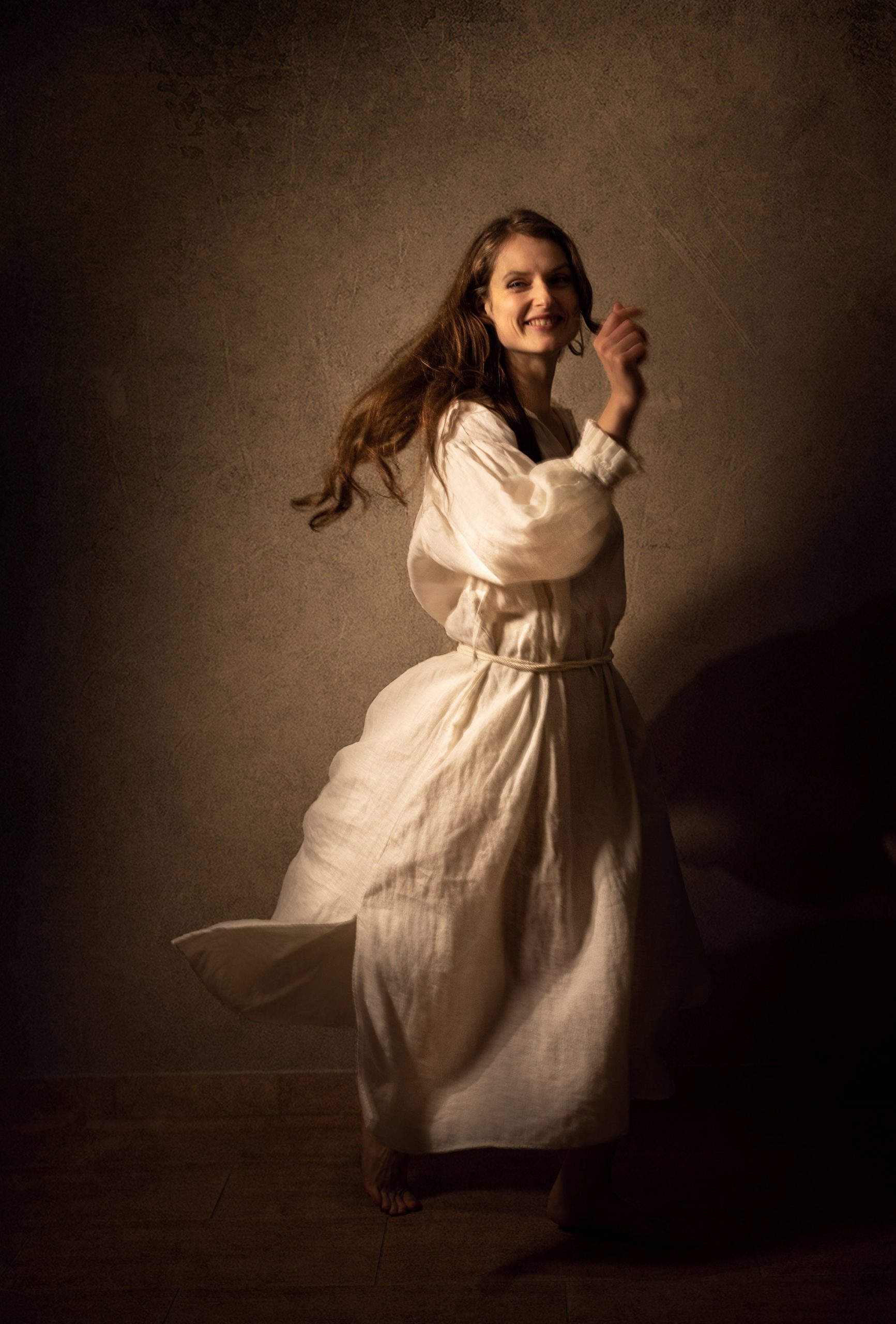 Renaissance linen dress veronique | linen chemise - Image 3