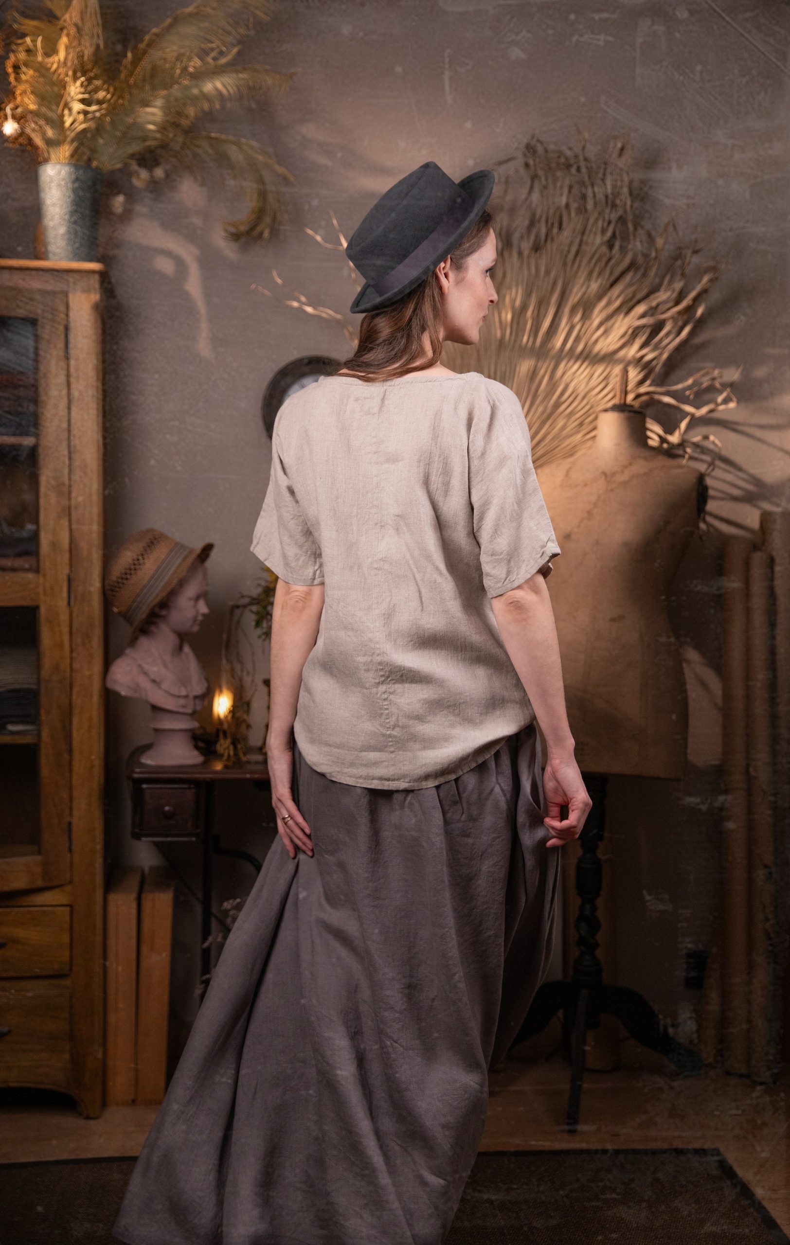 Long skirt tulip | linen skirt | maxi skirt - Image 6