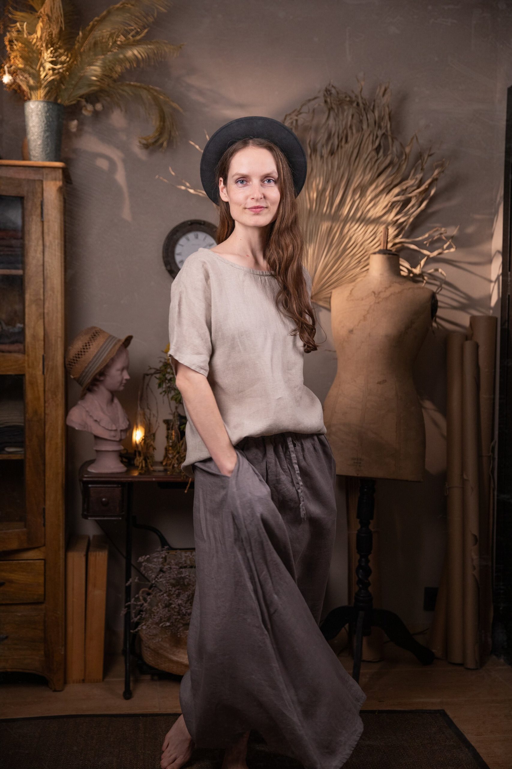 Long skirt tulip | linen skirt | maxi skirt - Image 5