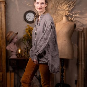 Victorian linen peasant shirt sully | loose fit steampunk top