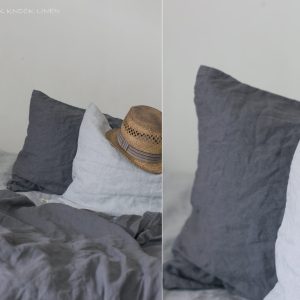 Set of 2 linen pillowcases