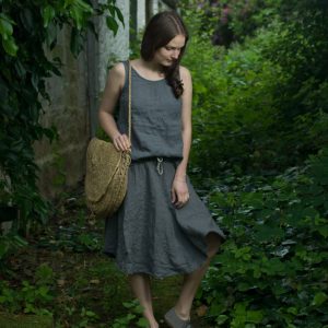 Semi-circle skirt swing | elastic waist skirt