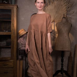 Oversized linen dress healing
