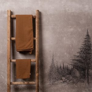 Linen bath towel ginger brown | bath towels | bath sheets