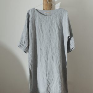 Linen tunic dress moon | loose summer dress