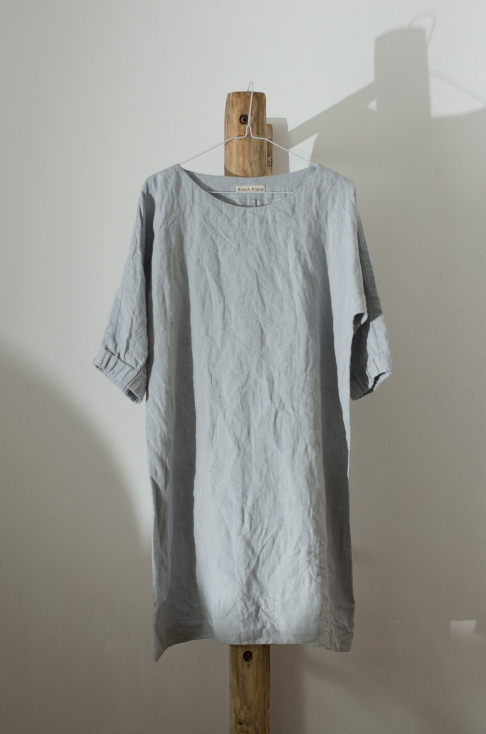 Linen tunic dress moon | loose summer dress