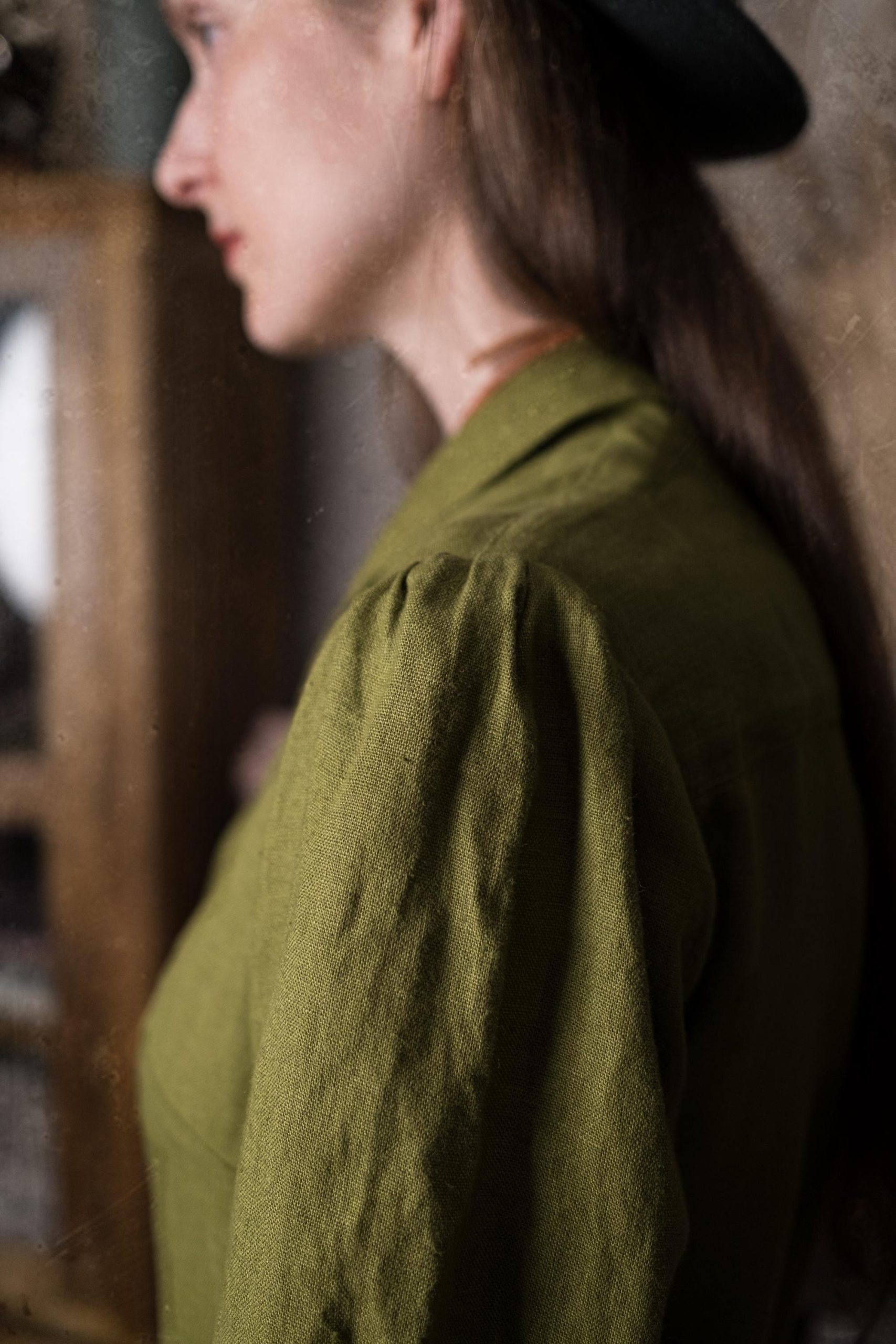 Retro pencil linen dress bella - Image 6