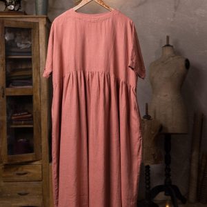 Oversized linen dress healing | loose linen summer dress