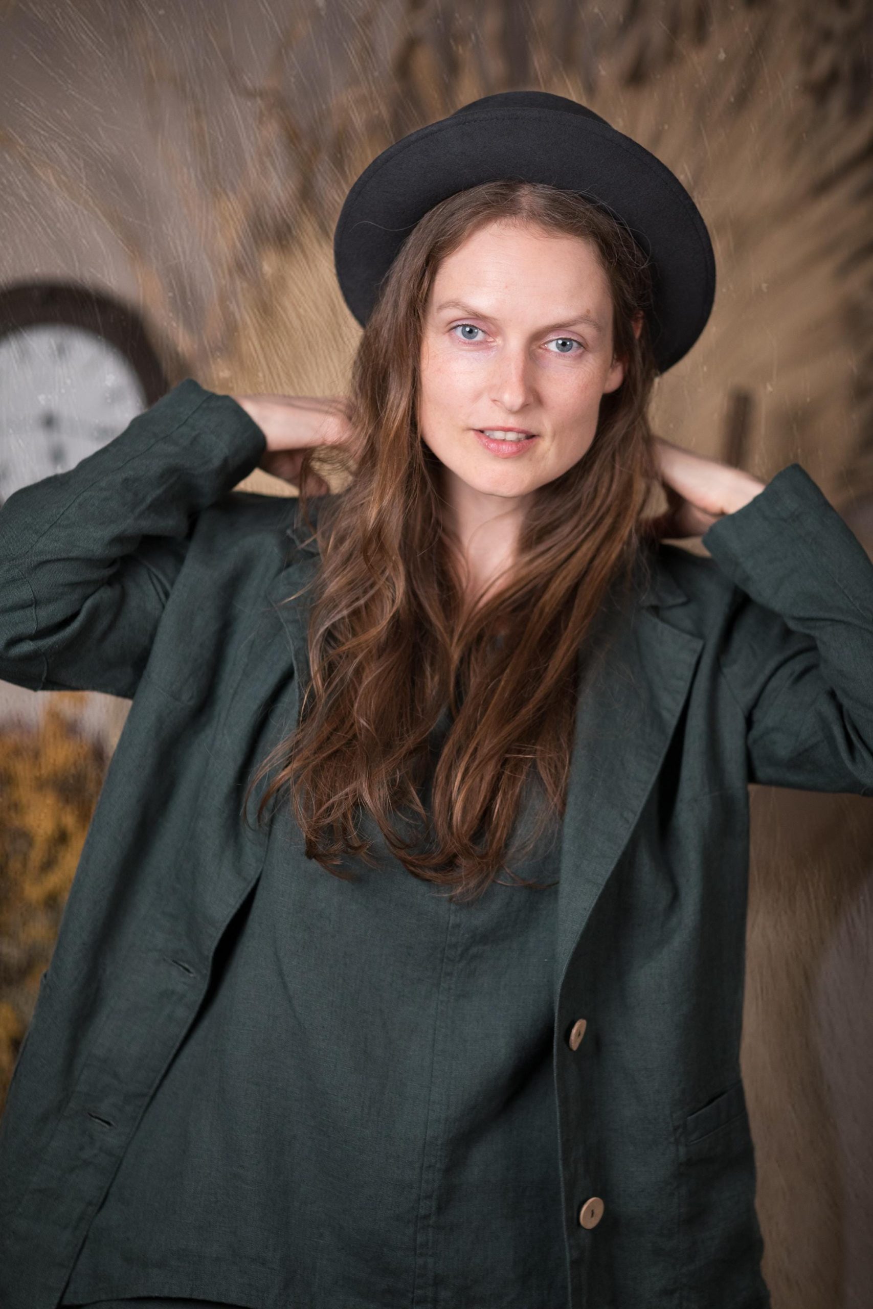 Linen jacket blazer studio | loose linen jacket | summer blazer - Image 2