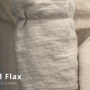 Extra wide linen fabric | laundered and softened