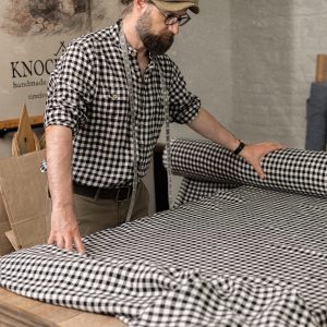 Loose fit men’s linen shirt | classic vintage workwear top