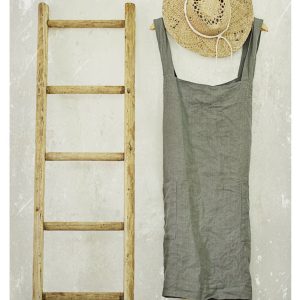 Linen pinafore apron | japanese style apron | cross over apron