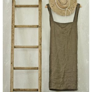Linen pinafore apron | cross back apron | kitchen apron