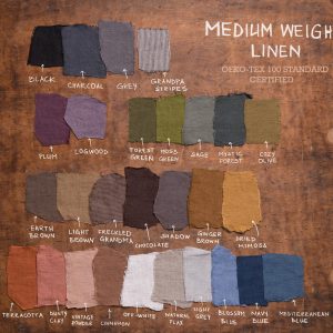 100% pure linen fabric | soft laundered certified linen