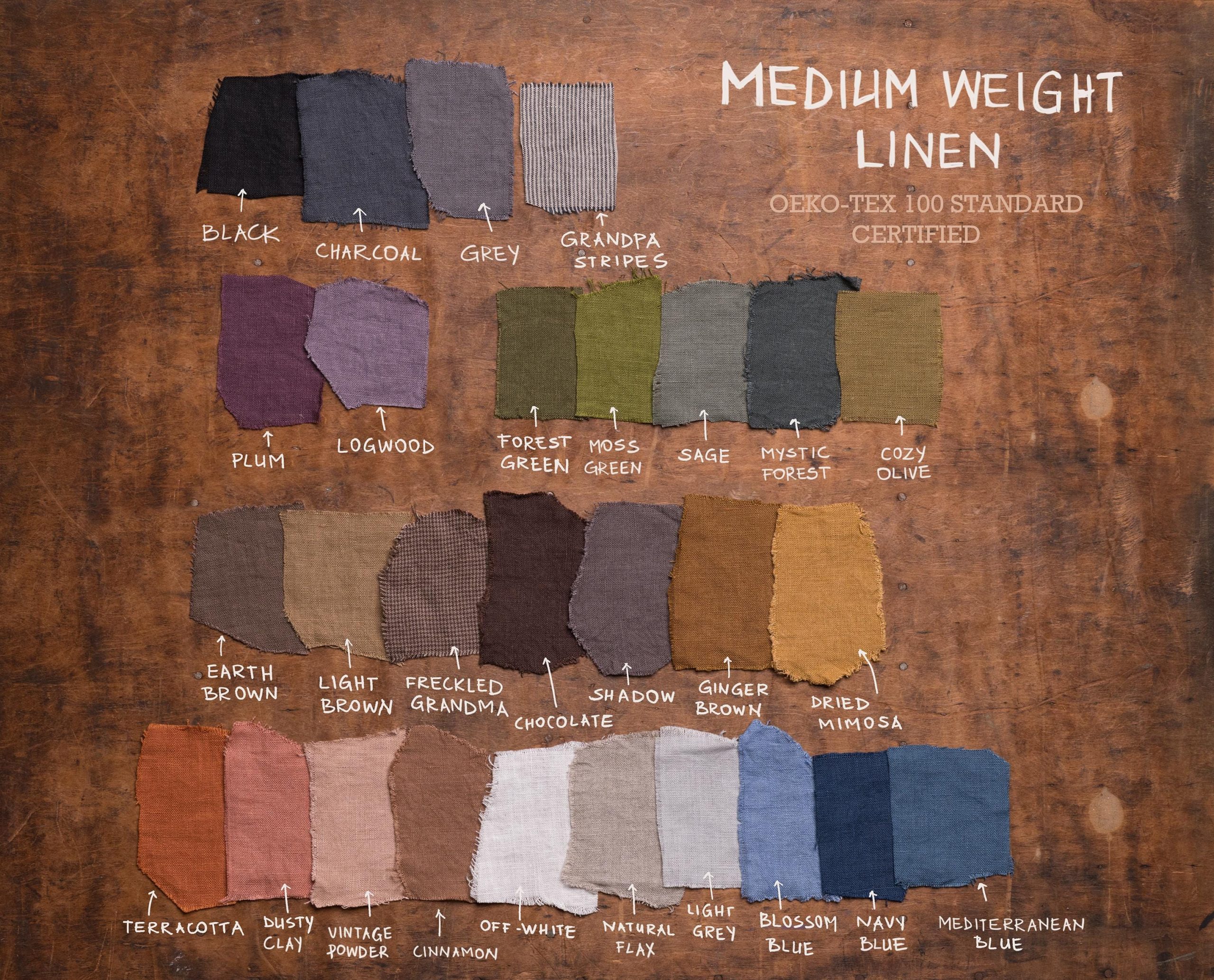 Loose linen smock dress with long sleeves and a gathered skirt, available in custom length and 52 colors | the peony - Image 17