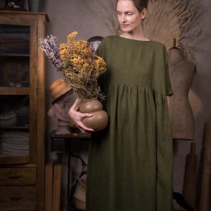 Oversized summer dress healing | loose linen summer dress