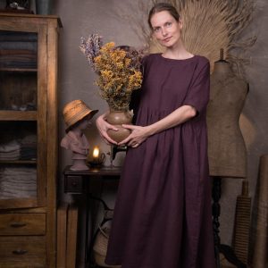 Oversized summer dress healing | loose linen summer dress