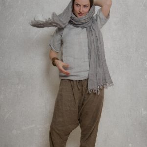 Loose linen summer top simplicity |  minimalist linen top