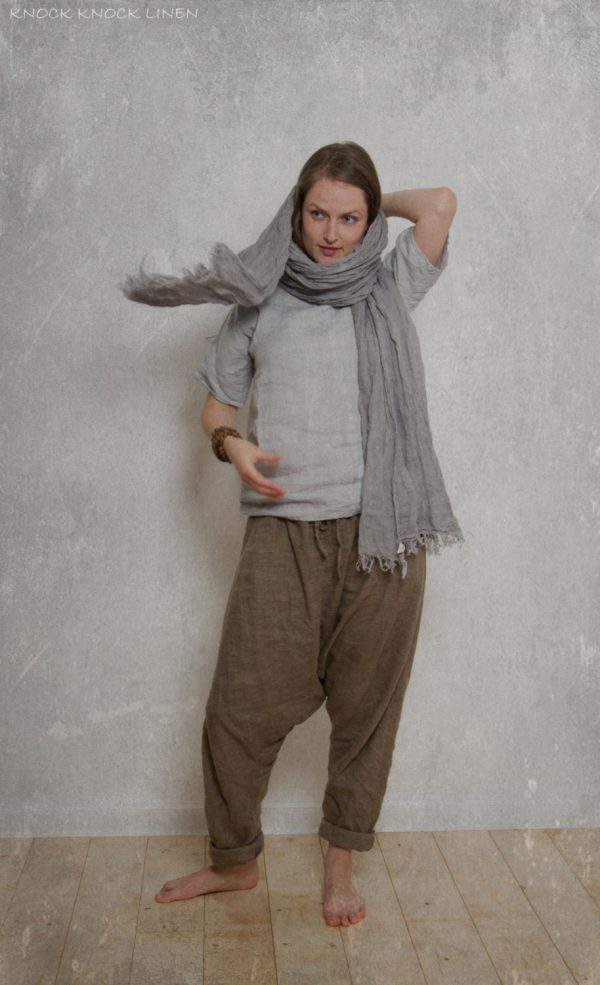 Loose linen summer top simplicity |  minimalist linen top